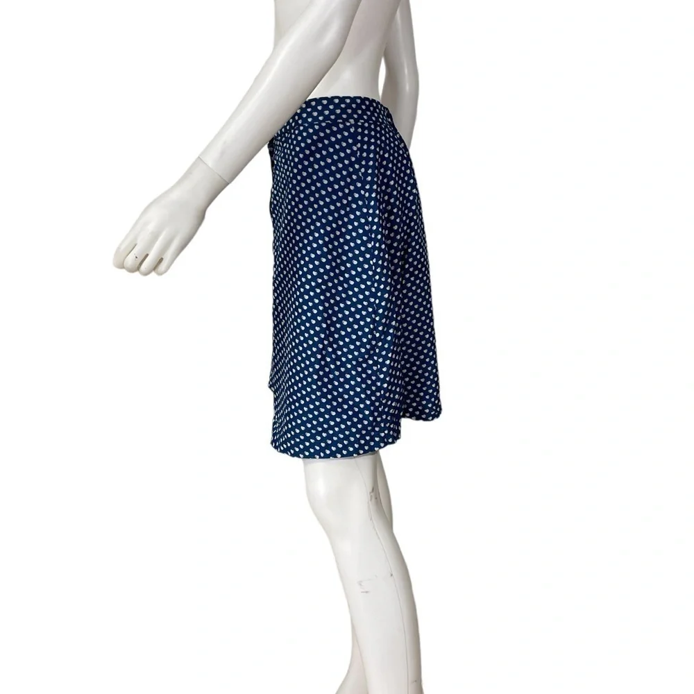 A-Line skirt Navy Blue with White Cherry 🍒